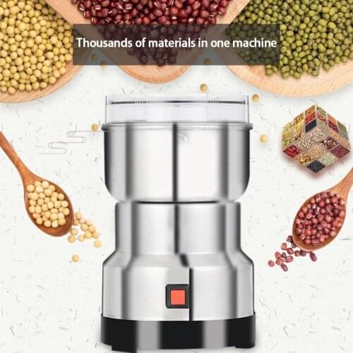 Portable Mill Flour Powder Crusher Electric Coffee Grinder Nuts Beans Spices Maker Multifunction Grinding Machine Household
