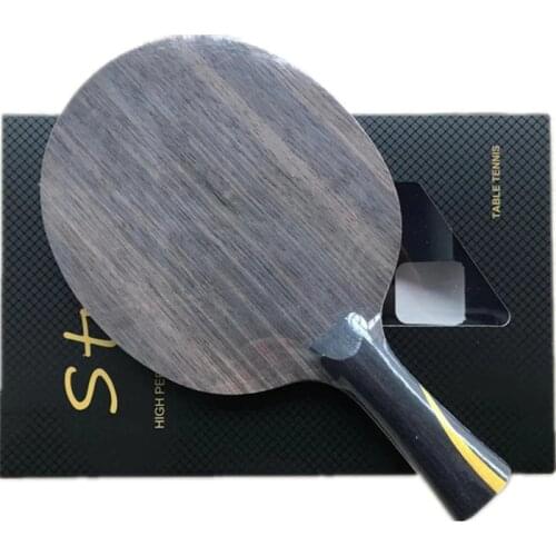 Stuor special blade Two-sided heterogeneous ZLC Carbon out and Pure wood Long Pips-Out table tennis racket pingpong racket