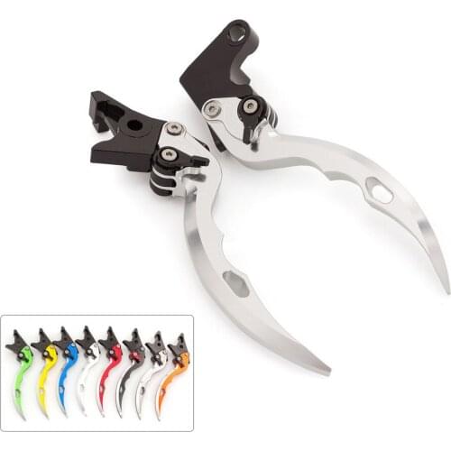 Blade Motorcycle Brake Clutch Levers CNC Adjustable One Pair Silver For Aprilia CAPONORD ETV1000 02-07 RST1000 FUTURA 01-04