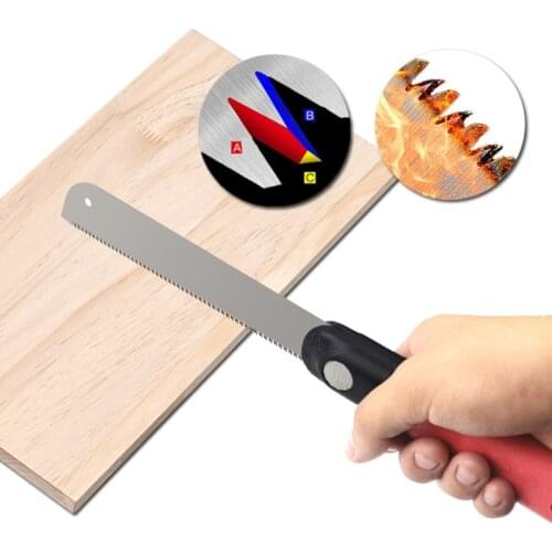 Detachable Mini Hand Saw SK5 3-edge Teeth Cutter for Cutting Wood Bamboo Plastic 203F