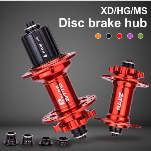 2021 MTB 6 Pawls Disc Brake Hub 32 Holes Sealed Bearings Front Rear Quick Release Thru Axle MTB Bike Hub for HG XD MS Cassette