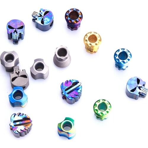 Titanium edc Knife pendant accessories Bead Lanyard RAY GUN decoration Shantou Hanging jewelry