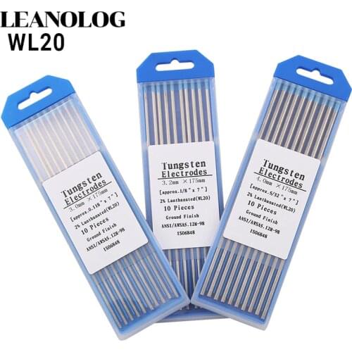 Tungsten Electrode Welding Equipment Accessory 10pcs Blue head Lanthanated 175mm TIG Tungsten Needle/Tungsten Rod/Solder Pin