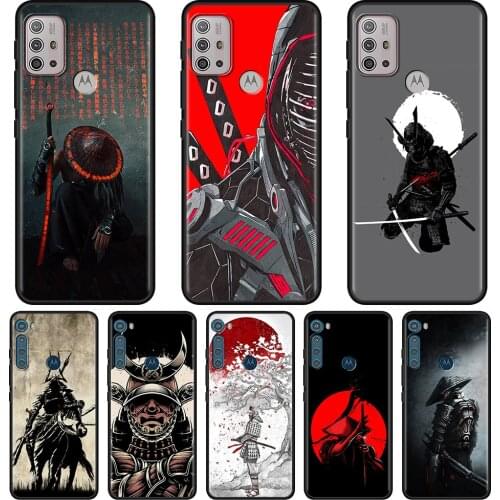 Japanese Samurai Art Para For Moto G Stylus G8 Plus G9 Play G10 Power G30 Coque for MOTO One Fusion Hyper Edge E6s Caso