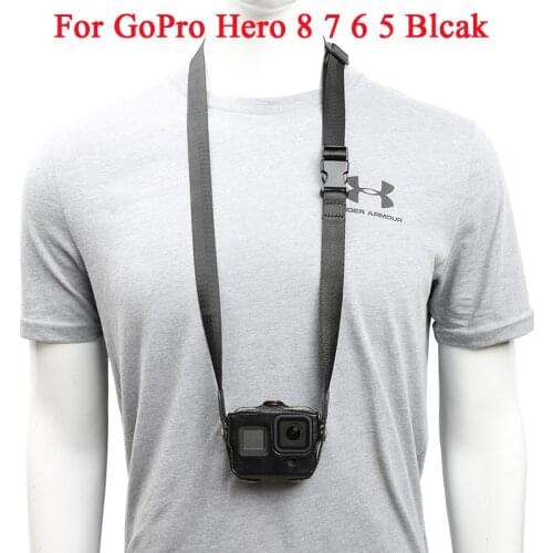Protective Leather Case for GoPro Hero 8 For go pro Hero 5 6 7 Black PU Cover Mini Protector Shell With Lanyard Strap Accessory