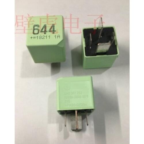 1pc Original for Audi Volkswagen No. 644 Relay 4H0 951 253 for Tyco V23136-J0006-X079