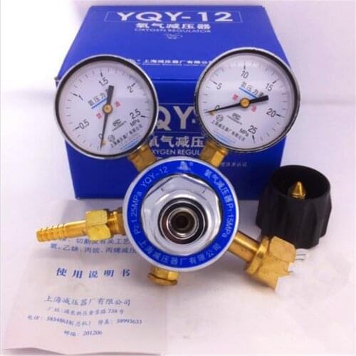 1 PC Oxygen Regulator Pressure Gauge Pressure Reducing Valve Input 15MPA G5/8