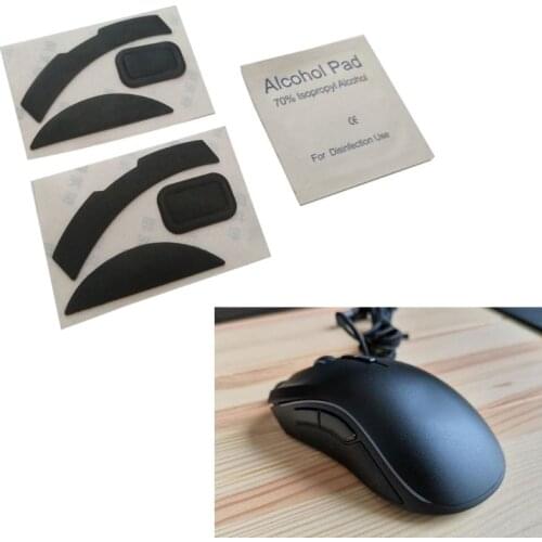 2Pcs 0.6mm Thickness Replace Mouse Feet Mouse Skates For Razer Mamba Elite Wired Gaming Mouse Original Hotline Games Competition