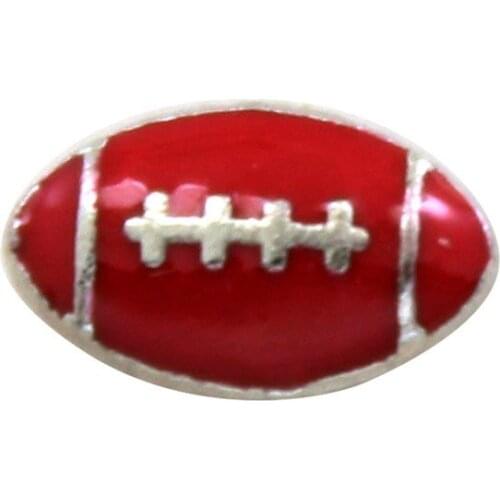 20Pcs/Lot Soccer Alloy Floating Charms Hand-made DIY for Glass Lockets