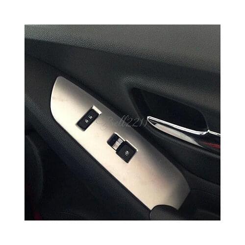 2014 2015 Chrome Plated Window Lifter Controller Panel trim for Chevrolet TRAX