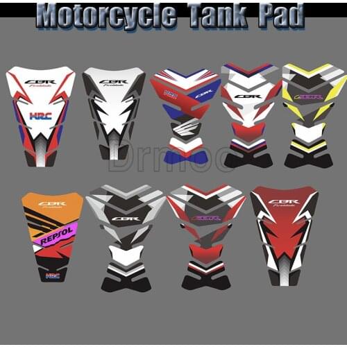 3D Resin Gel Motorcycle Accessories Tank Pad Sticker Protector Decal Emblem Case For Honda CBR 1000RR 600 500 300