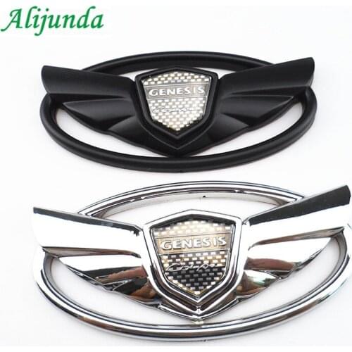 Car styling accessories chrome emblem badge surface lifting for Hyundai sports car wings