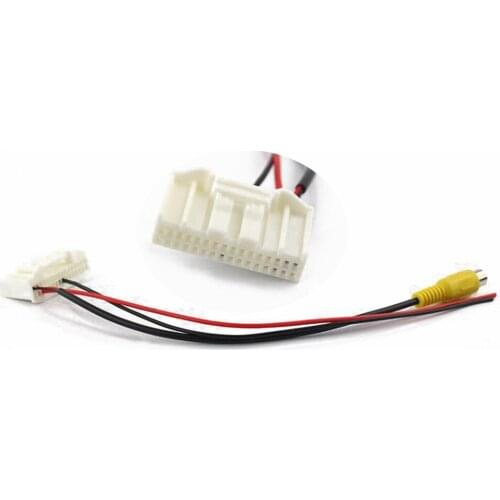 Car Navigation System Reversing Rear View Camera Adapter Cables for Nissan Qashqai Teana X-Trail 32pin DVD
