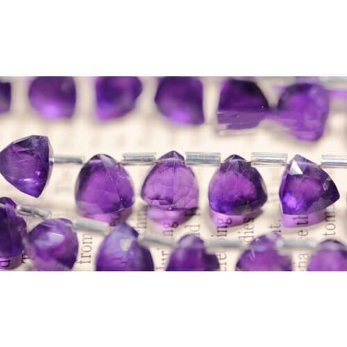 One piece AAA loose beads AMETHYST faceted for DIY jewelry making FPPJ wholesale beads nature