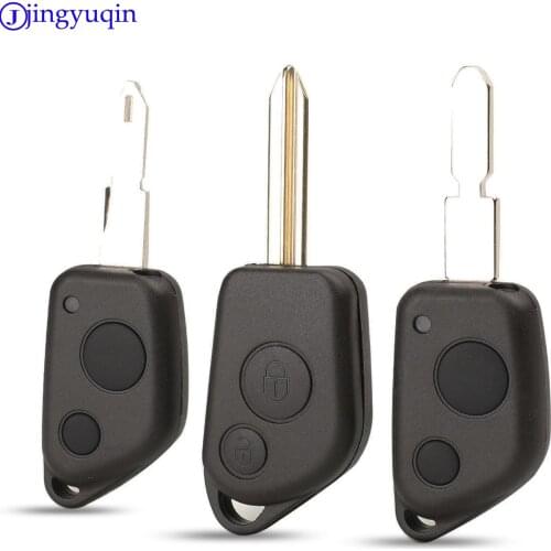 Jingyuqin Remote Car Key Case For Citroen Elysee Saxo Xsara Picasso Berlingo C2 C3 for Peugeot 106 206 306 205 405