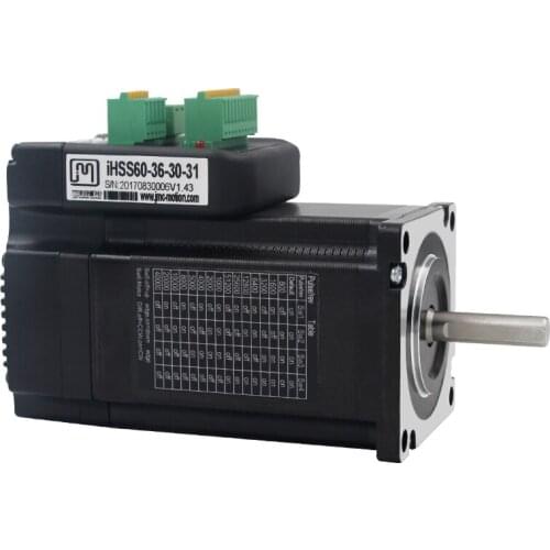 JMC iHSS60-36-30 NEMA24 3Nm 425oz.in Integrated Closed Loop Stepper motor with driver 36VDC