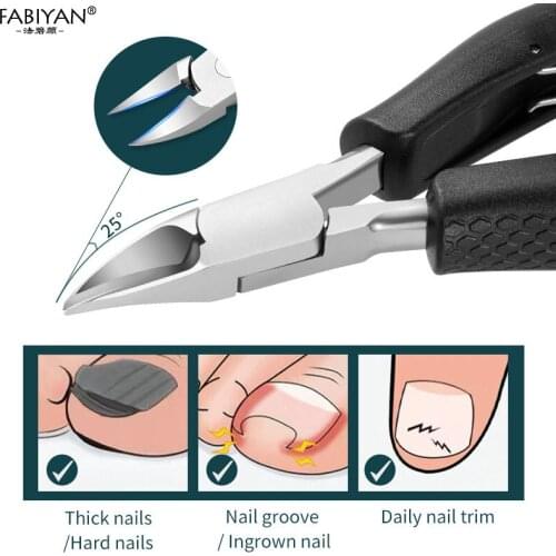 Nail Clippers Toenail Pedicure Manicure Cutters Ingrown Paronychia Dead Skin Trimmer Cuticle Nipper Tools