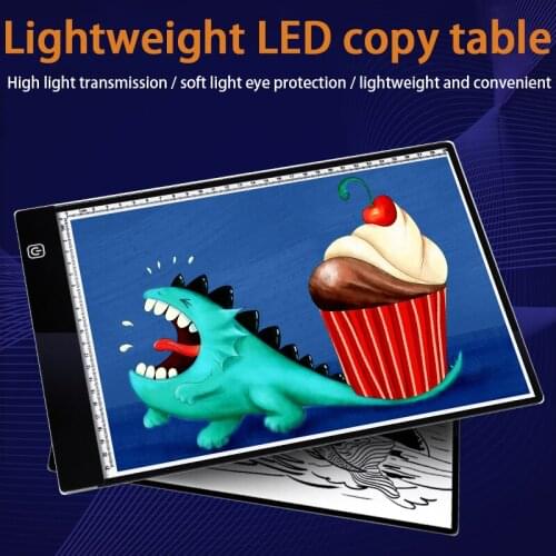 A4 Level Dimmable Led Drawing Copy Pad Board Childrens Toy Painting Educational Kids Grow Playmates Creative Gifts For Children
