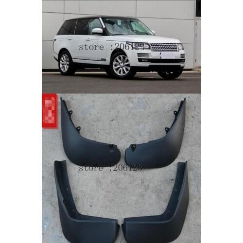 FRONT REAR MUD FLAP FLAPS FIT FOR LANDROVER RANGE ROVER L405 2013 2014 2015 2016 SPLASH GUARDS MOLDED CAR ACCESSORIES FENDER