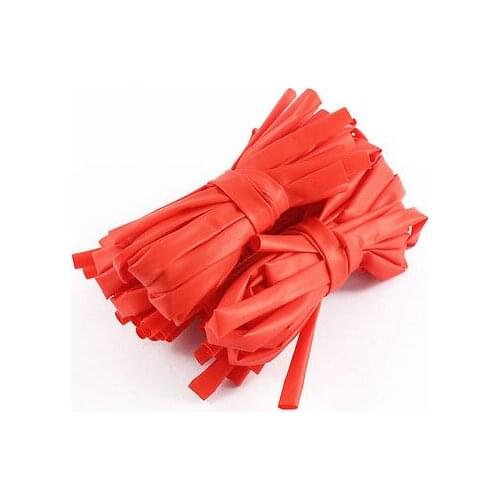 30Pcs 6mm Dia Polyolefin Heat Shrink Tube Shrinkable Sleeving Red 2:1