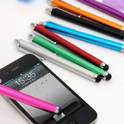 Multi Color Mobile Phone Metal Capacitive Touch Screen Stylus Pen with Clip for Tablet PC Smartphone