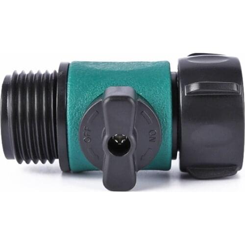 1Pcs 3/4 External Thread Valve Connector Valve Garden One-Way Switch Water Pipe Valve Quick Connection Water Gun Accessories