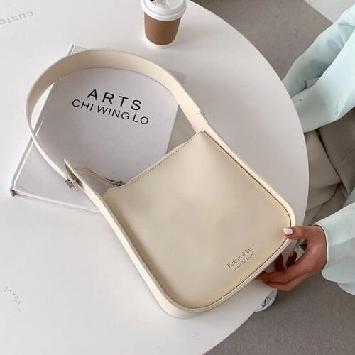 Vintage Bucket Bag Women Leather Handbags Luxury Sac A Main Casual Tote Bags Female Simple Shoulder Bag Ladies Armpit Bags Solid