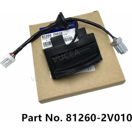 Outside Hdl Lock Assytlid For Hyundai Veloster 2011 2012 2013 2014 2015 2016 2017 812602V010 Tailgate Open Button 81260-2V010