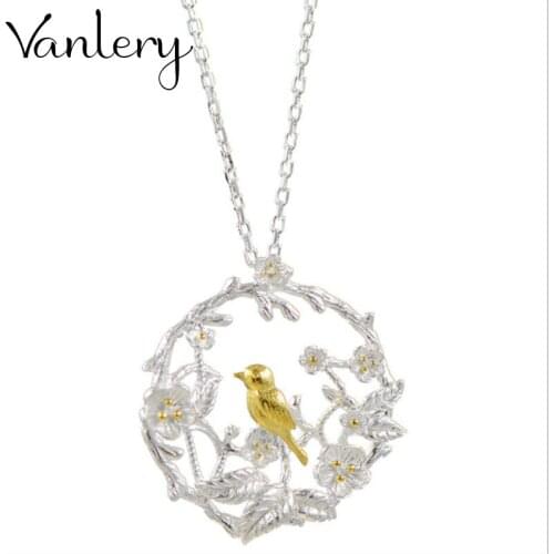 Vintage Bird Flower Choker Necklace For Women Long Chains Statement Necklace 2021 New Trendy Jewelry Gift