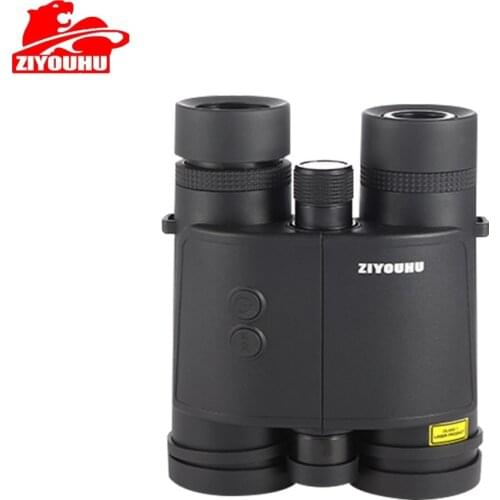 ZIYOUHU 8X /10X Ranging Binocular Telescope Laser Rangefinder Scope Measuring Distance Hunting Golf Range Finder Double Barrel