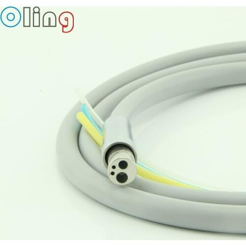 1 PC Dental 4 Holes High Speed Handpiece Hose 4 Holes Tubing Silicone Tube Handpiece Pipe With Connector Free Shipping SL1113