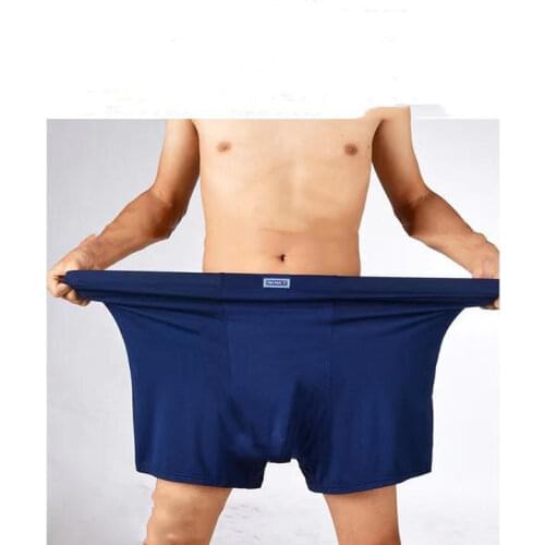 3 Pieces Of High Waist Mens Popular Loose Size Four Legged Pants Fashion Bamboo Fiber Cotton Breathable Boxing Underwear
