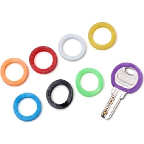 10 Pcs Fashion Hollow Multi Color Rubber Soft Key Locks Key Top Cap Cover Topper Keyring Key Case For fit variety of keys