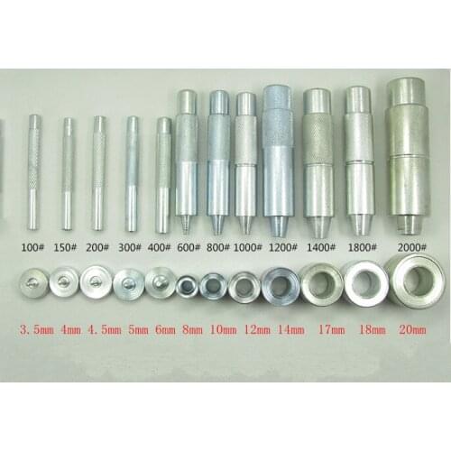 2ps Leather Craft Clothing Grommet Punch Tool Accessories DIY Hand pressing eyelet tools Metal rivets molds M1