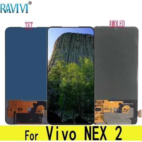 6.39" NEX2 AMOLED For Vivo NEX 2 Double-sided Front LCD Display Touch Screen Digitizer Assembly Replacement For Vivo NEX2