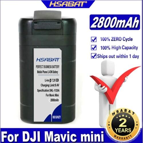 HSABAT Mavic Mini 2800mAh High Capacity Battery for DJI Mavic Mini Intelligent Flight Batteries