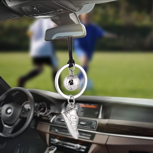 Bemost Car Pendant Football Soccer Shoes Hanging Ornaments Automobiles Rearview Mirror Suspension Decoration Auto Gifts