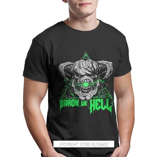 Doom Eternal Slayer Hell Doomguy Seraphim Game Novelty TShirt For Men Baron T Shirt Personalize Gift Clothes OutdoorWear 3XL