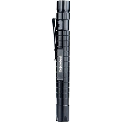 Enjoydeal LED Flashlight Torch XPE-R3 Portable 1000LM Lamp Clip Mini Ultra Bright LED Flashlight Torch Penlight for Outdoor