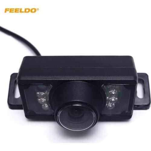 FEELDO 1Set Waterproof Car Night Vision Rear View Camera With 7 IR Leds For Vehicle Parking Reverse System