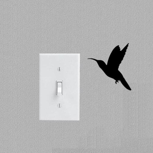 Hummingbird Flying Animal Decor Vinyl Wall Decal Switch Sticker 3SS0091