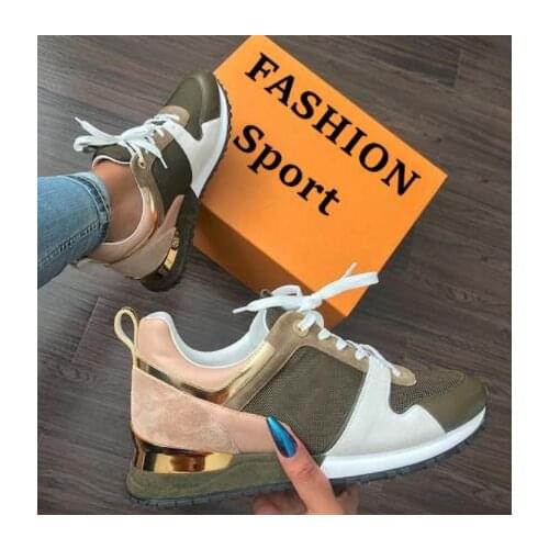 Fashion Women Lightweight Sneakers Vulcanize Shoes Outdoor Sport Shoes Breathable Mesh Comfort Casual Shoes Air Cushion Lace Up