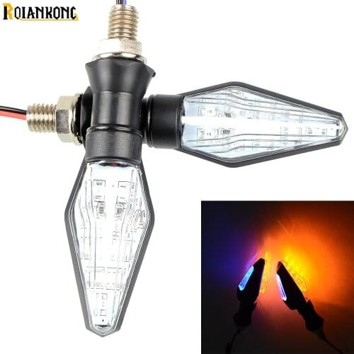 Motorcycle Turn Signal Light Flashing 12 LED lights FOR Amber Lamp Lights DUCATI M400 M900 Monster M900 M1100S GT1000 MTS1100