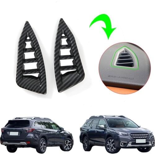 Air Vents Trim Cover Air Conditioning Outlets ABS Decoration Trim Covers For Subaru Outback 2021