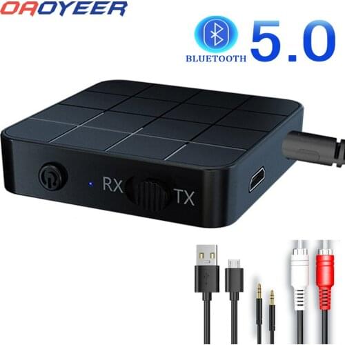 NEW V5.0 3.5mm Wireless Bluetooth Audio Receiver Audio Adapter Headphone Speaker Music Stereo Audio Transmitter Adapter Dongle