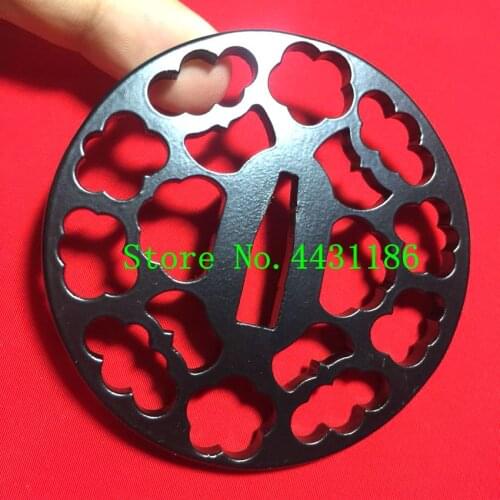 New Style Metal Craft iron Tsuba Hand Guard for Japanese Samurai Sword Katana or Wakizashi Nice Sword Fitting Handmade DIY