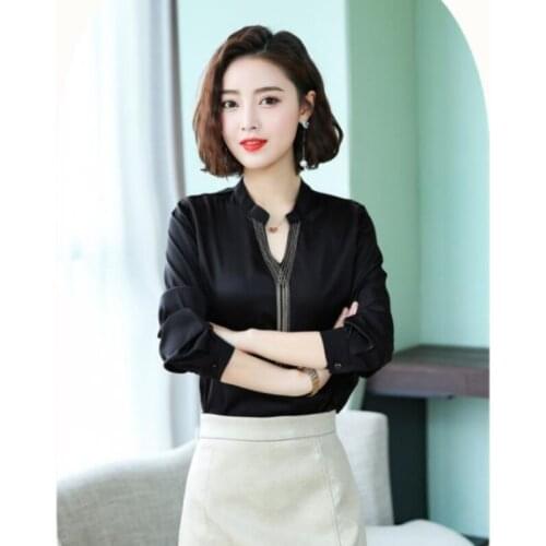 ONEIGHTWENTY Womens Satin Shirts