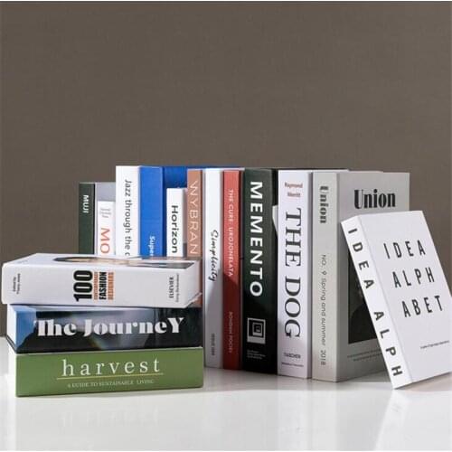 Fake Books 1 Piece Decoration For Home Cafe Ins Decoration Hotel Simulation Book Model
