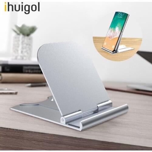 Ihuigol Phone Holder Stand For iPhone 11 Pro XS Max Samsung S10 Huawei Universal Smartphone Holder Desktop Mobiles Stand Bracket
