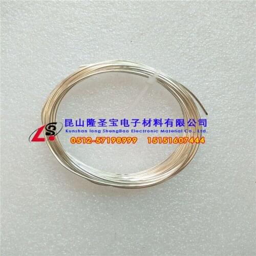 Pure silver yarn, high purity silver wire, purity 999, diameter (mm) x Length (m)